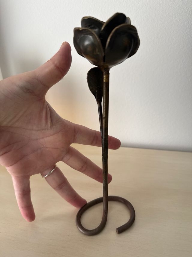 Adorno Rosa Forja Artesanal