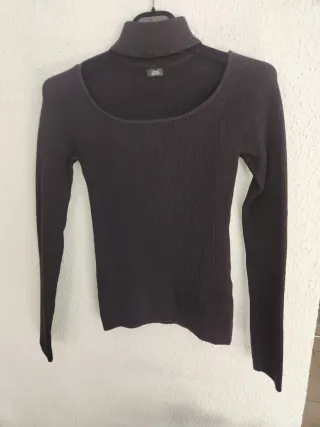 Top River Island Negro Cuello Alto