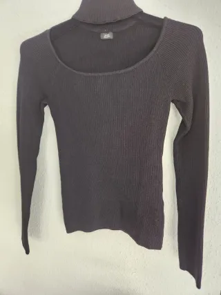 Top River Island Negro Cuello Alto