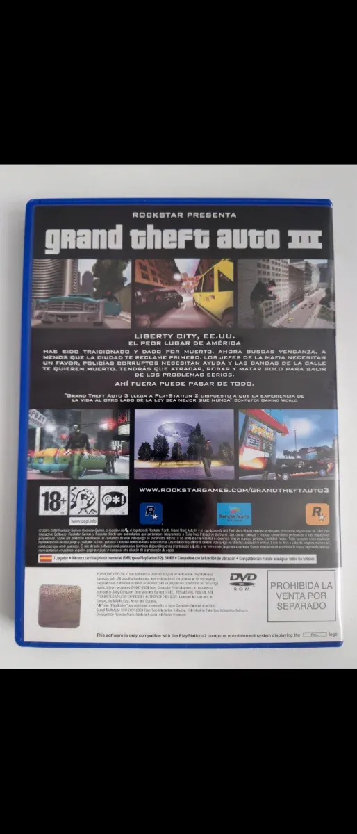 Grand Theft Auto III - PS2