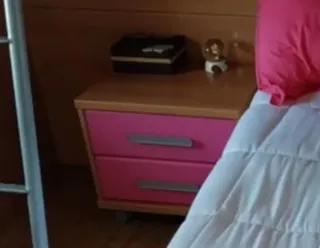 Mesita de noche madera