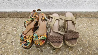 Botas marrones mujer 20€ c/u