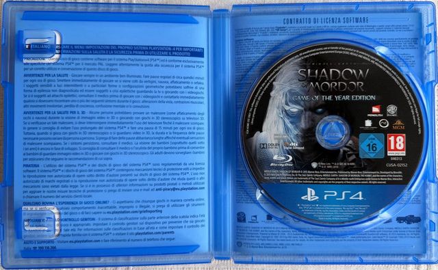 Sombras de Mordor PS4 Edición GOTY - Castellano