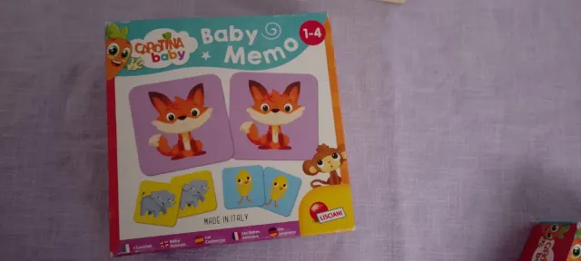 Memory Carotina Baby Lisciani 1-4 anni