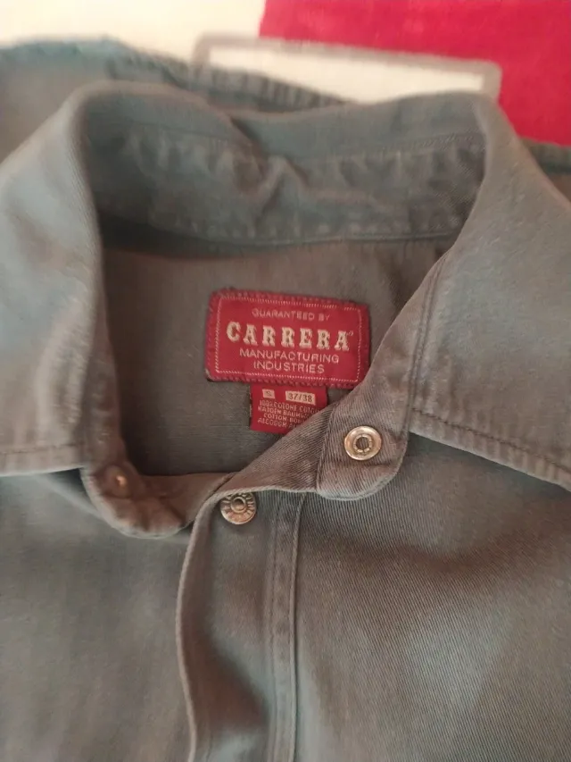 Camicia Carrera Jeans Uomo S 37-38 Grigio