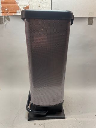 Cubo Basura Rotho Paso 40L Pedal Carbono