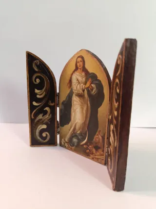 Tríptico religioso Inmaculada Concepción