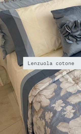 Lenzuola Capri Matrimoniale Cotone