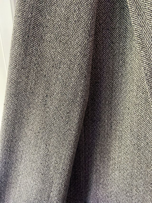 Americana Zara espiga negra y blanca