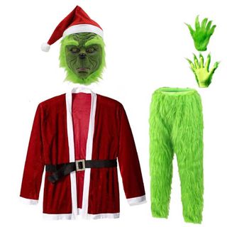 Disfraz El Grinch Adulto Talla M | Regalo Navideño