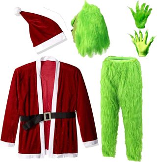Disfraz El Grinch Adulto Talla M | Regalo Navideño