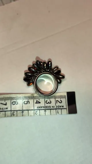 Anello Swatch con pietre arancio e viola