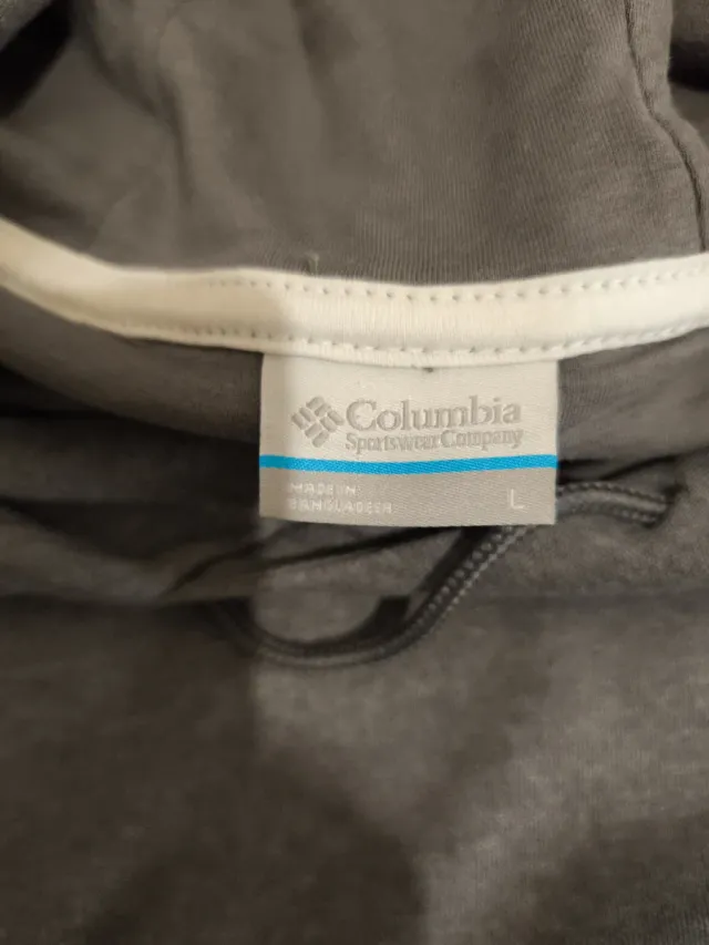 Sudadera Columbia Logo Gris Talla M