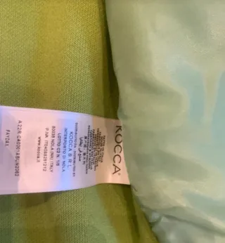 Cappottino Kocca verde mela taglia XS oversize