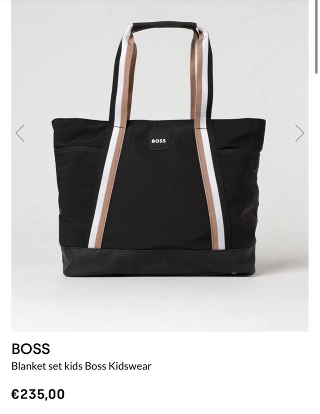Bolso Cambiador Hugo Boss Negro