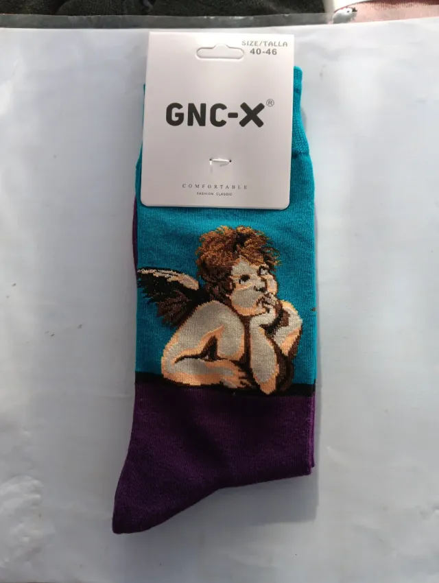 Calcetines GNC-X Talla 40 Diseño Ángel