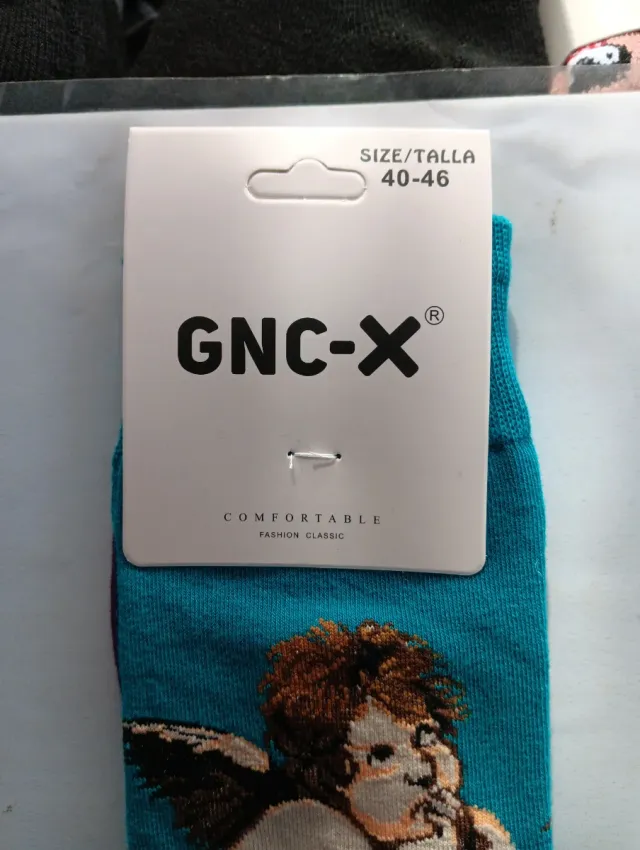 Calcetines GNC-X Talla 40 Diseño Ángel