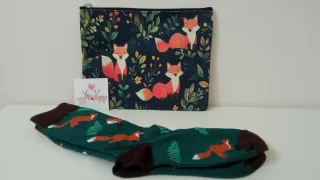 Regalo Navidad: Neceser y calcetines zorros
