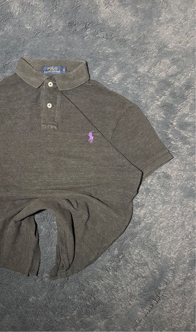 Polo Ralph Lauren Size S Gris Jaspeado Logo Morad