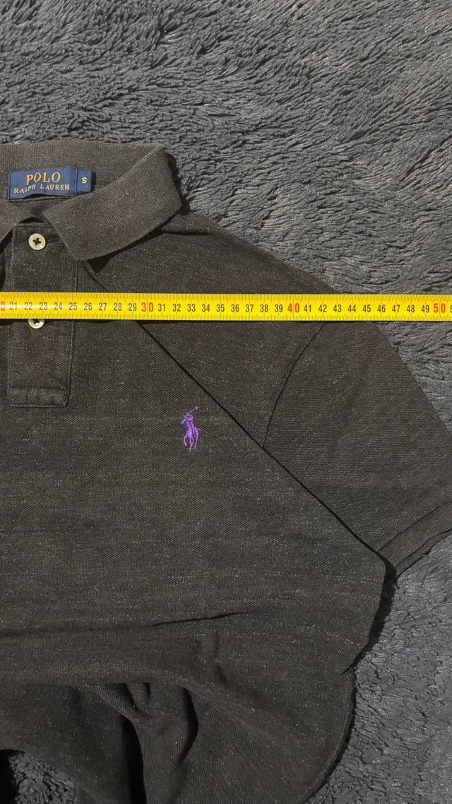 Polo Ralph Lauren Size S Gris Jaspeado Logo Morad