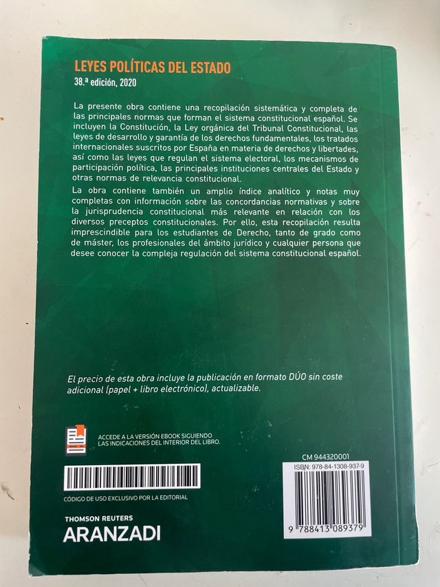Leyes Políticas del Estado (Papel + e-book)