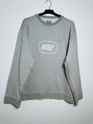 Sudadera Nike Gris Vintage