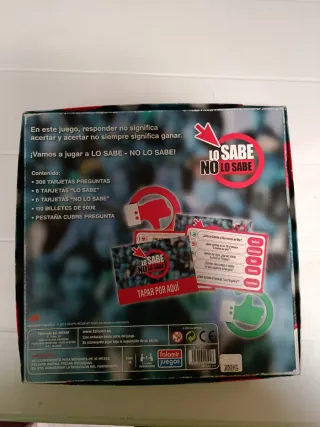 Lo sabe, no lo sabe - Juego de Mesa Falomir