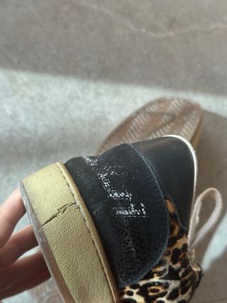 Golden Goose Ball Star Sneakers Animal Print