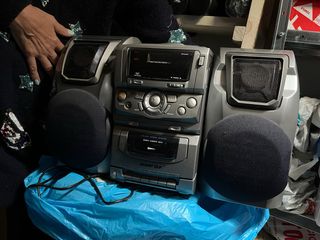 Equipo de música con CD y cassette