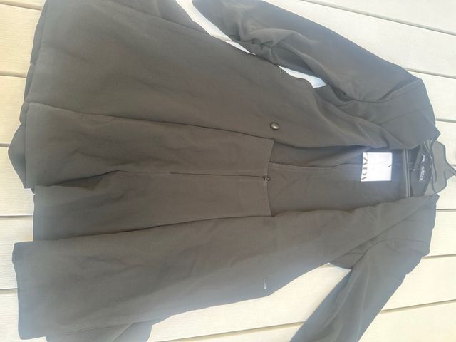 Vestido negro tipo blazer