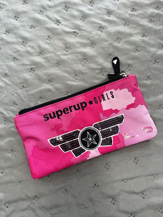 Estuche escolar Superup Girls rosa
