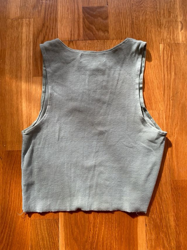 Top Pull&Bear verde talla S