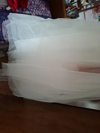 Traje de Comunión Niña Blanco y Rosa