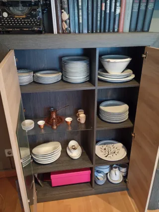 Mueble salón completo TV y vitrina