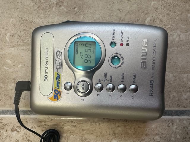 Aiwa HS-RX418 Reproductor Cassette Radio