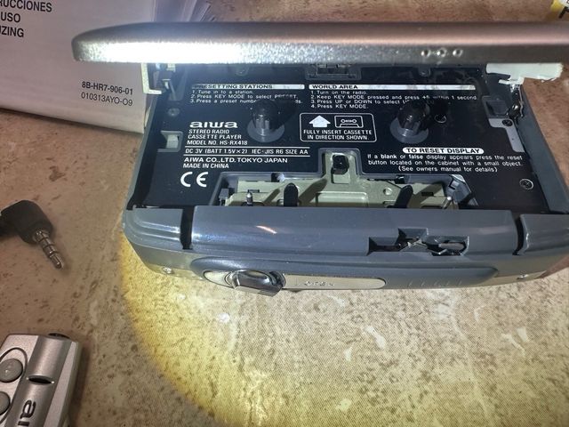Aiwa HS-RX418 Reproductor Cassette Radio