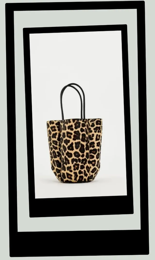 Bolso Zara estampado leopardo