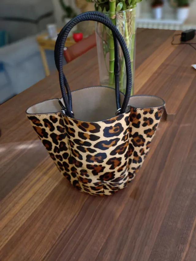 Bolso Zara estampado leopardo