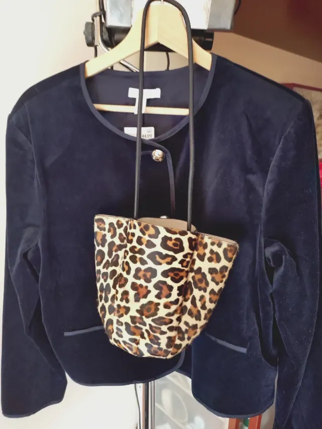 Bolso Zara estampado leopardo