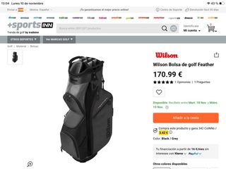 Bolsa de Golf Wilson Feather - Nueva