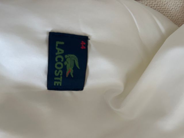 Chaqueta Lacoste Beige y Blanca  de mujer