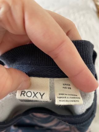 Sudadera cuello redondo azul marino