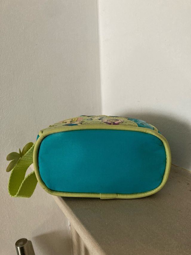 Bolsa W.I.T.C.H. verde e azul Lancheira Disney