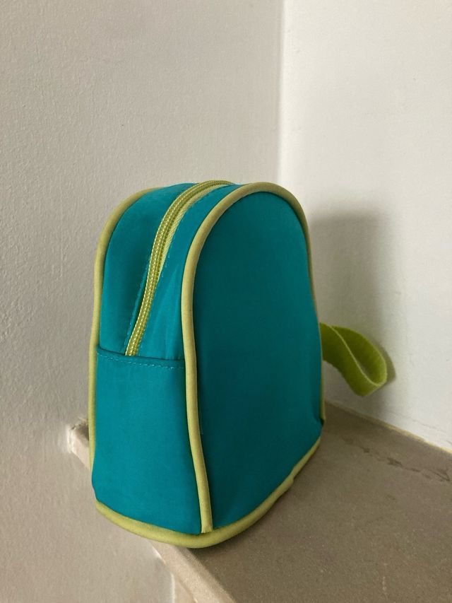 Bolsa W.I.T.C.H. verde e azul Lancheira Disney