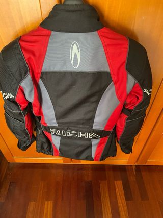 Chaqueta Moto Mujer Richa Talla 38 Negra/Roja
