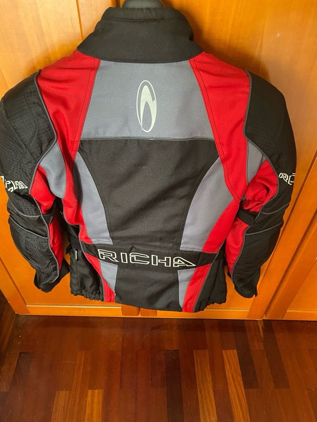 Chaqueta Moto Mujer Richa Talla 38 Negra/Roja