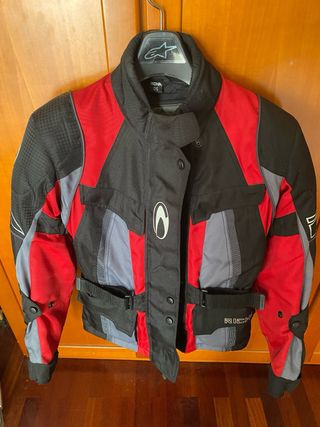 Chaqueta Moto Mujer Richa Talla 38 Negra/Roja