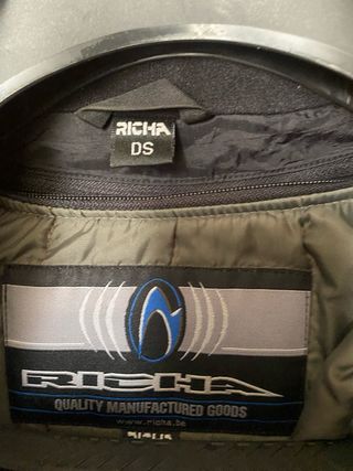 Chaqueta Moto Mujer Richa Talla 38 Negra/Roja