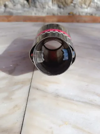 Cola de escape Pilot cromada