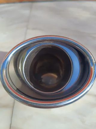 Cola de escape Pilot cromada